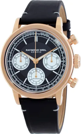 Raymond Weil Millesime Chronograph Automatic Black Dial Mens Watch 7765-PC5-20631