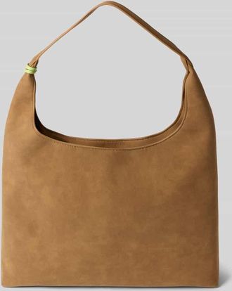 Seidenfelt Manufaktur Shoulder Bag mit Logo-Pr&auml;gung in Hellbraun, Gr&ouml;&szlig;e 1