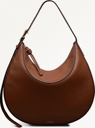 Radley London Cognac Large Ziptop Shoulder Bag Bliss Crescent SS26 Radley London