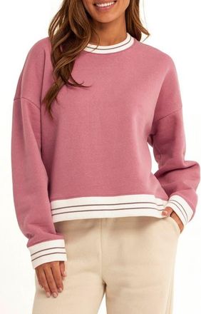 Threads 4 Thought Triblend Fleece Sweatshirt in Wild Rose /Twilight at Nordstrom, Size X-Large