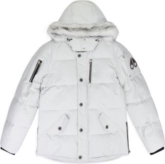 Moose Knuckles GREY ORIGINAL 3Q NEOSHEAR PUFFER JACKET
