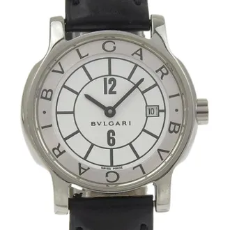 Bulgari Pre-owned Watches, unisex, White, Size: ONE SIZE Pre-owned Vintage Wristwatch