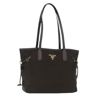 Prada Pre-owned Tote Bags, female, Green, Size: ONE SIZE Pre-owned Vintage Tote Bag