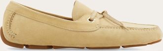 Ferragamo Men Laced driver Beige Size 10.5