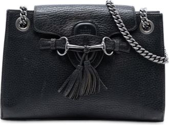 Gucci Pre-owned Gucci Small Leather Emily Shoulder Bag 369621 204991