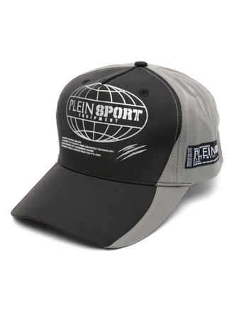 Plein Sport Honkbalpet met print - Zwart