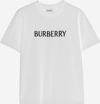 Burberry Chalk White Logo T-Shirt