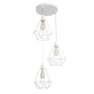 Netlighting Karo Cluster Pendant Ceiling Light White 32cm
