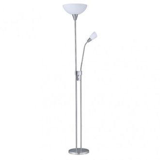 Fabrilamp Pie De Sal&oacute;n Deneb N&iacute;quel 1xe27+1xe14 Con Lector