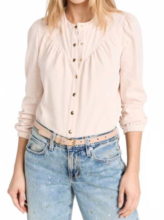 Nation Ltd Luanne Top In Cream Puff