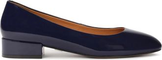 Kazar Donkerblauwe gelakte pumps op een paal - Dames - Pumps - Blauw - 37 EU - Leer - Schoenen