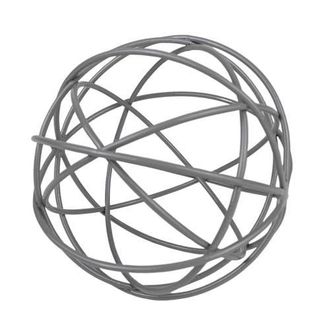 Foreside Home And Garden Gray Metal Orb Decorative Ball at Nordstrom