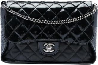 Chanel Pre-owned Vintage Schoudertas - Dames - Vintage Schoudertas - Zwart - ONE Size - Leer - Vintage