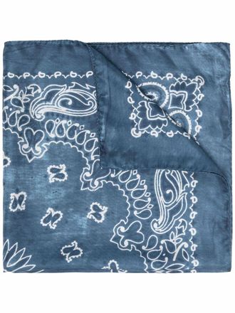 Golden Goose Golden Foulard aus Seide mit Paisley-Print