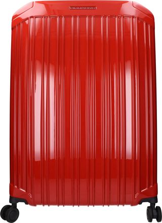 Piquadro Red Polycarbonate Luggage And Mens Travel