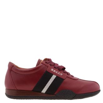 Bally Francisca Leather Low-Top Sneakers, Brand Size 35 ( US Size 4.5 )