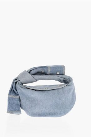 Bottega Veneta Borsa a Mano in Pelle Effetto Denim taglia Unica