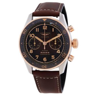 Longines Spirit Flyback Chronograph Automatic Brown Dial Watch L3.821.5.59.2