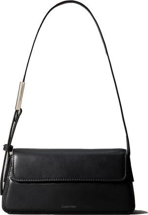Calvin Klein Belted Small Shoulder Tas - Dames - Schoudertassen - Zwart - ONE Size - Tassen