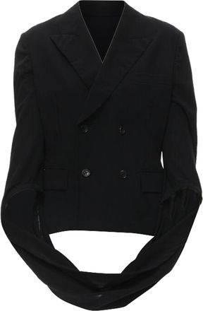 Comme Des Gar&ccedil;ons COMME DES GARCONS 1990 infinity loop sleeve double breasted blazer jacket S