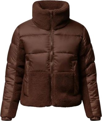Columbia Leadbetter Point II Sherpa Hybrid Jacket - Dames - Fleece jassen - Bruin - S - Polyester - Fitness