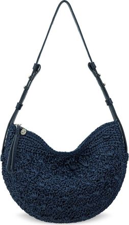 The Sak Tess Shoulder Bag Hand Crochet in Denim Primrose Straw at Nordstrom