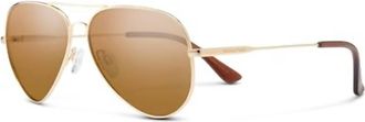 Suncloud Mens Hard Deck Polarized Sunglasses In Gold Brown
