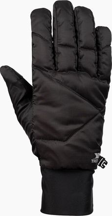 Trespass Unisex Adult Vinny Down Gloves - Black - Size: XS-S