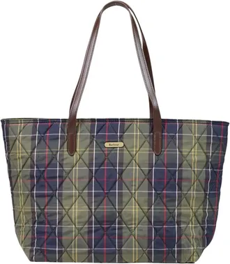 Barbour Borsa Tote Trapuntata Tartan Wetherham - - Bags - Donna - Multicolore - ONE SIZE