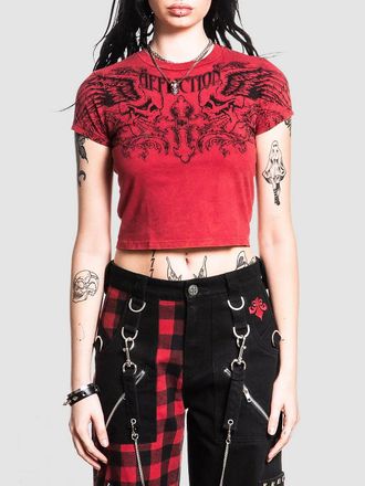 Affliction Winged Up Baby T-Shirt T-Shirt rot