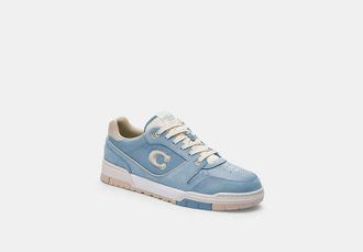 Coach Mens Soho Sneaker in Blue, Size 12