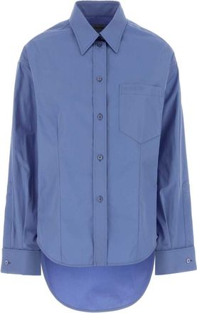 Balenciaga Blue Classic Solid Shirt