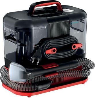 Rowenta Limpiador De Vapor Port&aacute;til De 400 W, Negro/rojo - In5012f0 - Rowenta