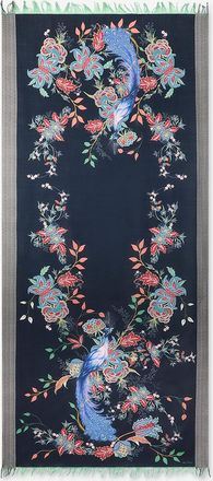 Etro Feiner Webschal aus Wolle Peacocks