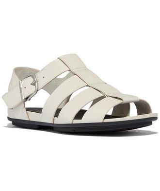 FitFlop Gracie Leather Fisherman Sandals in Paris Beige at Nordstrom, Size 10