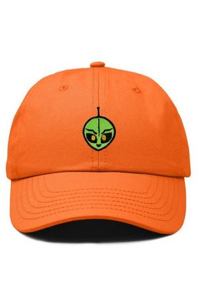 Dalix Duder Alien Dad Cap in Orange at Nordstrom