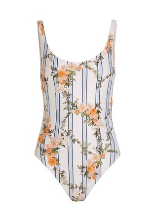 Agua Bendita Gema Floral-print Swimsuit - Multicoloured - L (UK12)