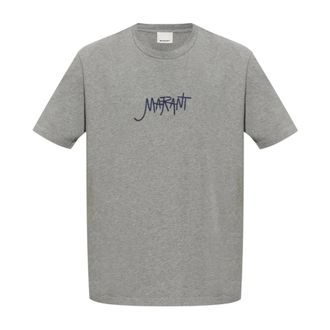 Isabel Marant Heren, Tops, Grijs, Maat: S Katoen