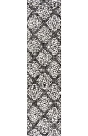 Jonathan Y Designs Galon Filigree Indoor/Outdoor Area Rug in Black/ivory at Nordstrom, Size 3Ft 0In X 5Ft 0In