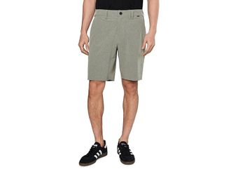 Hurley Phantom Microcheck Walkshorts 20 Mens Shorts Olive : 38 9, Cotton/Mesh/Polyester