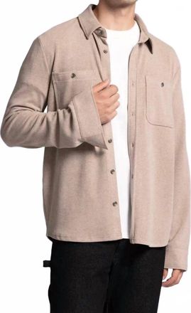 Thread & Supply Clark Long Sleeve Button Up Shirt In Clove Heather