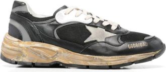 Golden Goose Black Logo Running Sneakers