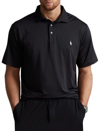 Polo Ralph Lauren Big & Tall Performance Polo Shirt in Black at Nordstrom, Size 3X Big
