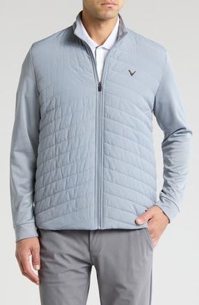 Callaway Chevron Quilted Zip Jacket in Tradewinds at Nordstrom Rack, Size Xx-Large