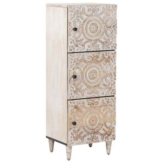 vidaXL Mueble Alto 40 X 33,5 X 110 Cm Madera De Mango Maciza Vidaxl