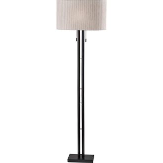 Adesso Foster Floor Lamp in Black at Nordstrom