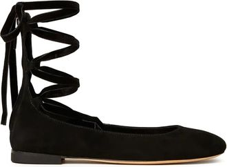 Twin-Set Ballerine stringate - Nero