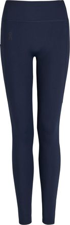 On Studio Stretch-jersey Cropped Leggings - Navy - S (UK8-10 / S)