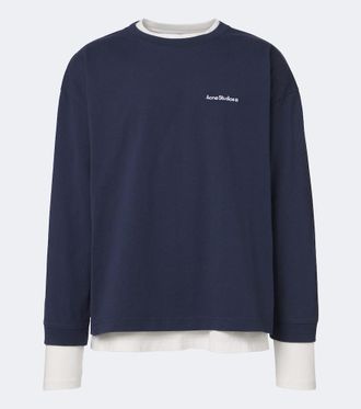 Acne Studios Sudadera Ericka de algod&oacute;n a capas