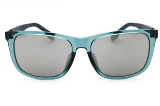 HUGO BOSS BOSS1617FS Rectangular Plastic Frame Sunglasses - Turquoise